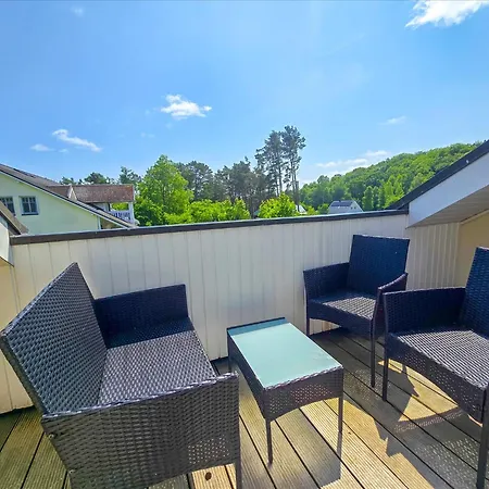 Duenenpark - Komfortplus Mit 1 Schlafzimmer Und Balkon Im Dachgeschoss 231 * Binz